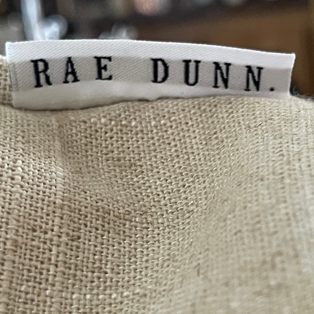 RAE DUNN Weekend Butterfly Tan/Blue Insulated Tote - Picture 12 of 12